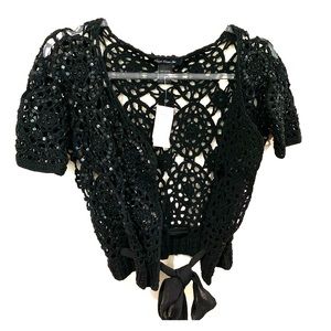 Crochet and sequins top 😍